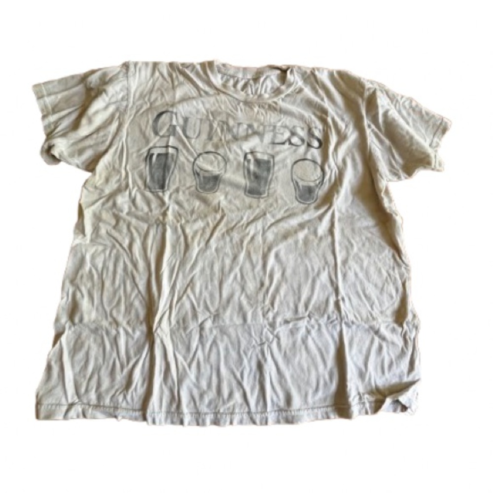 Vintage Guinness Graphic T-Shirt - Size Medium